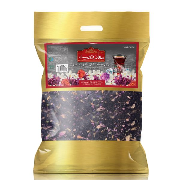 چای سیاه با ترکیب گل