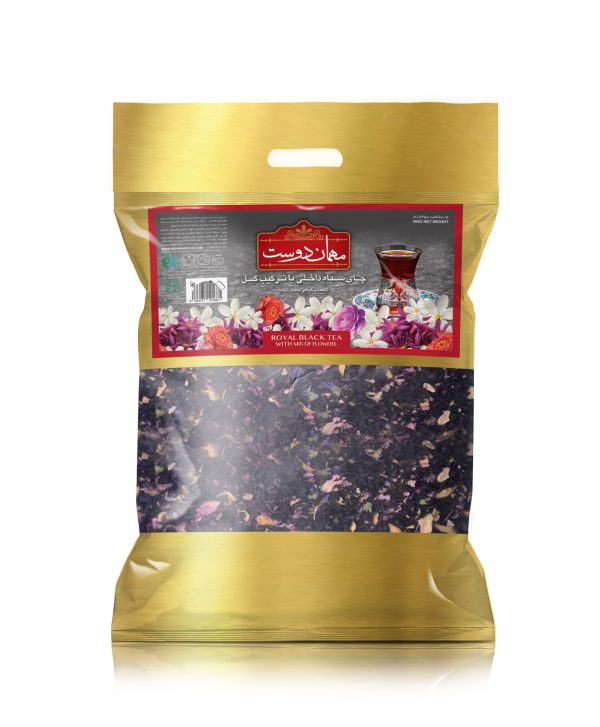 چای سیاه با ترکیب گل